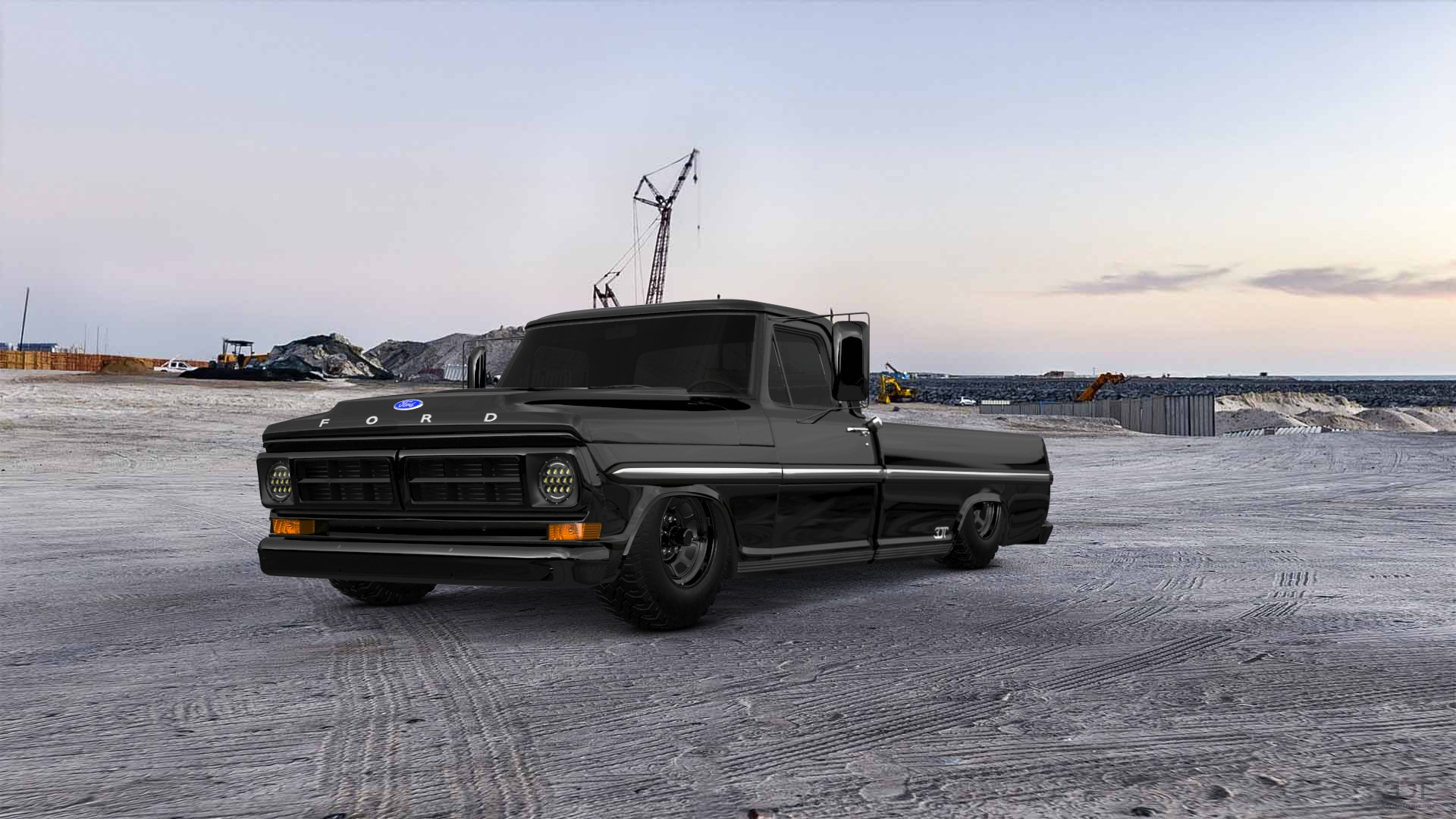 Ford F-250 2 Door pickup truck 1971