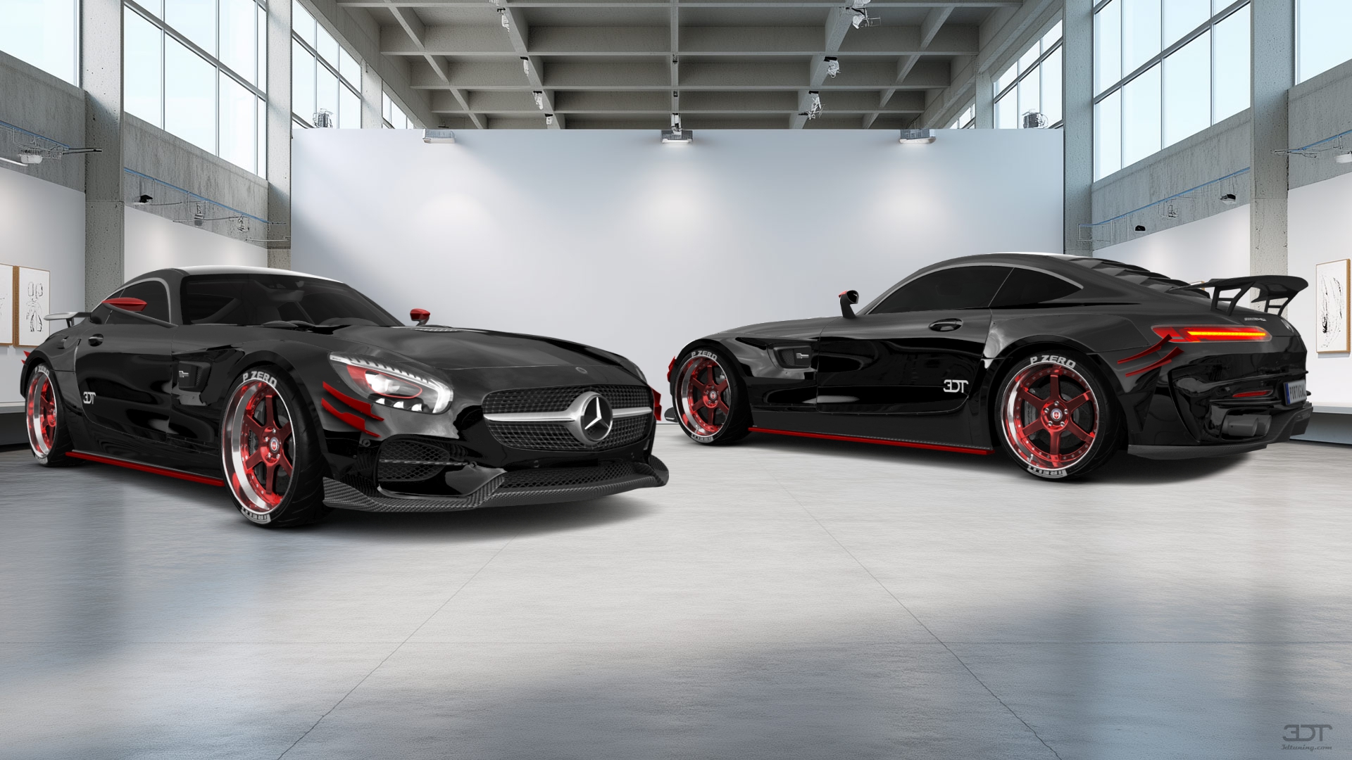 Mercedes AMG GT 2 door fastback coupe 2015 tuning