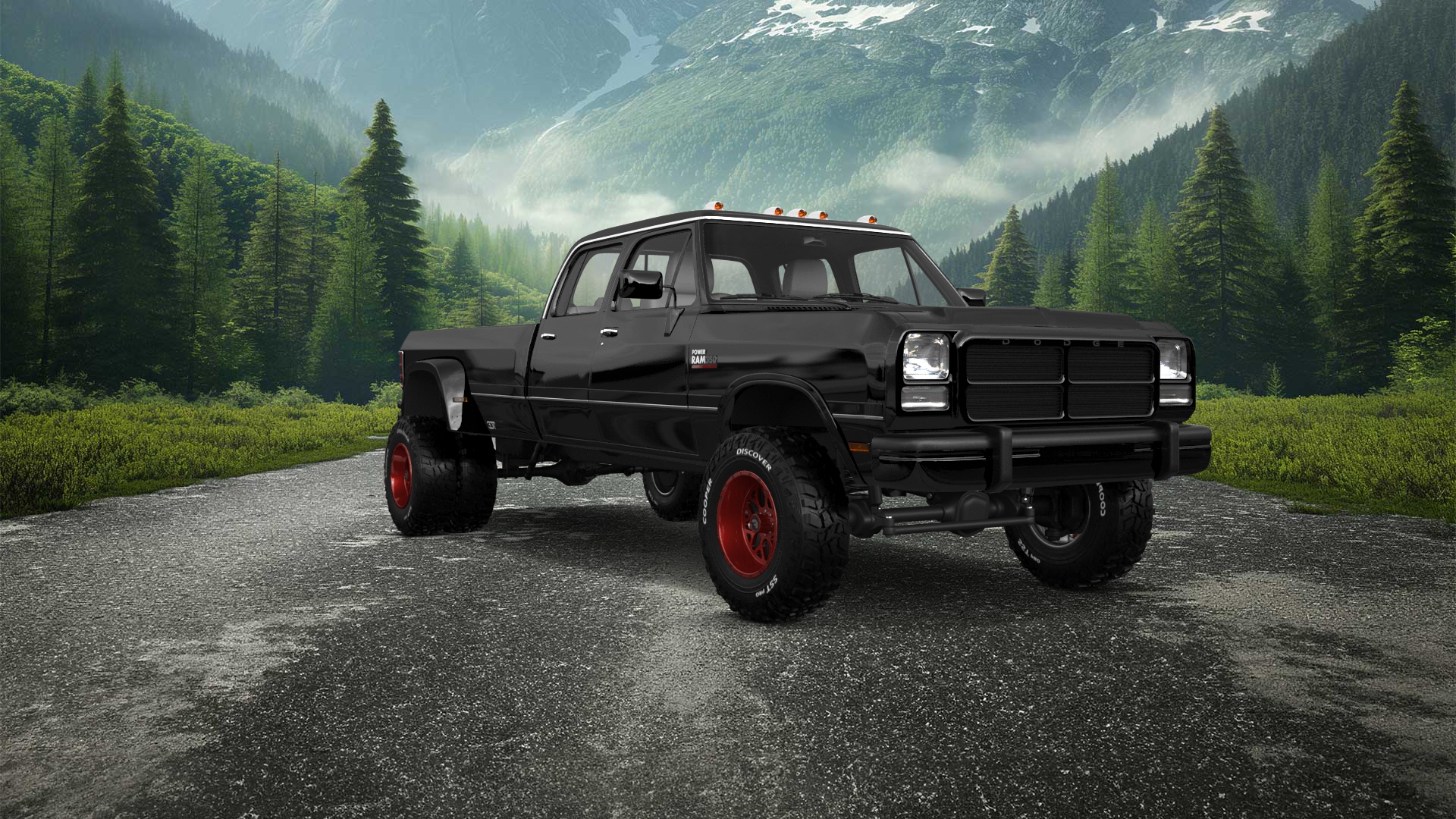 Dodge Ram 350 4 Door pickup truck 1991