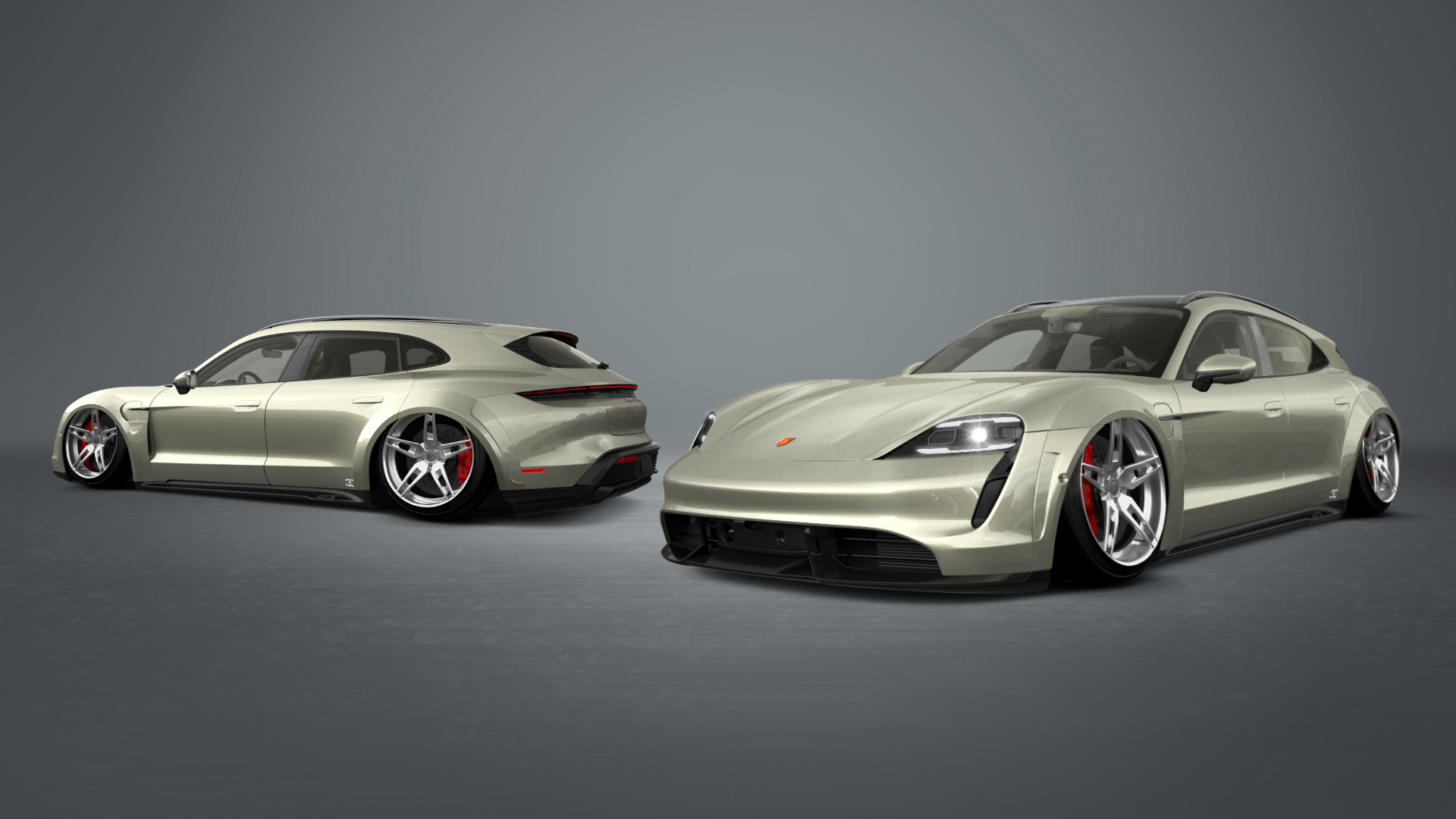 Porsche Taycan Sport Turismo Shooting Brake 2019 tuning