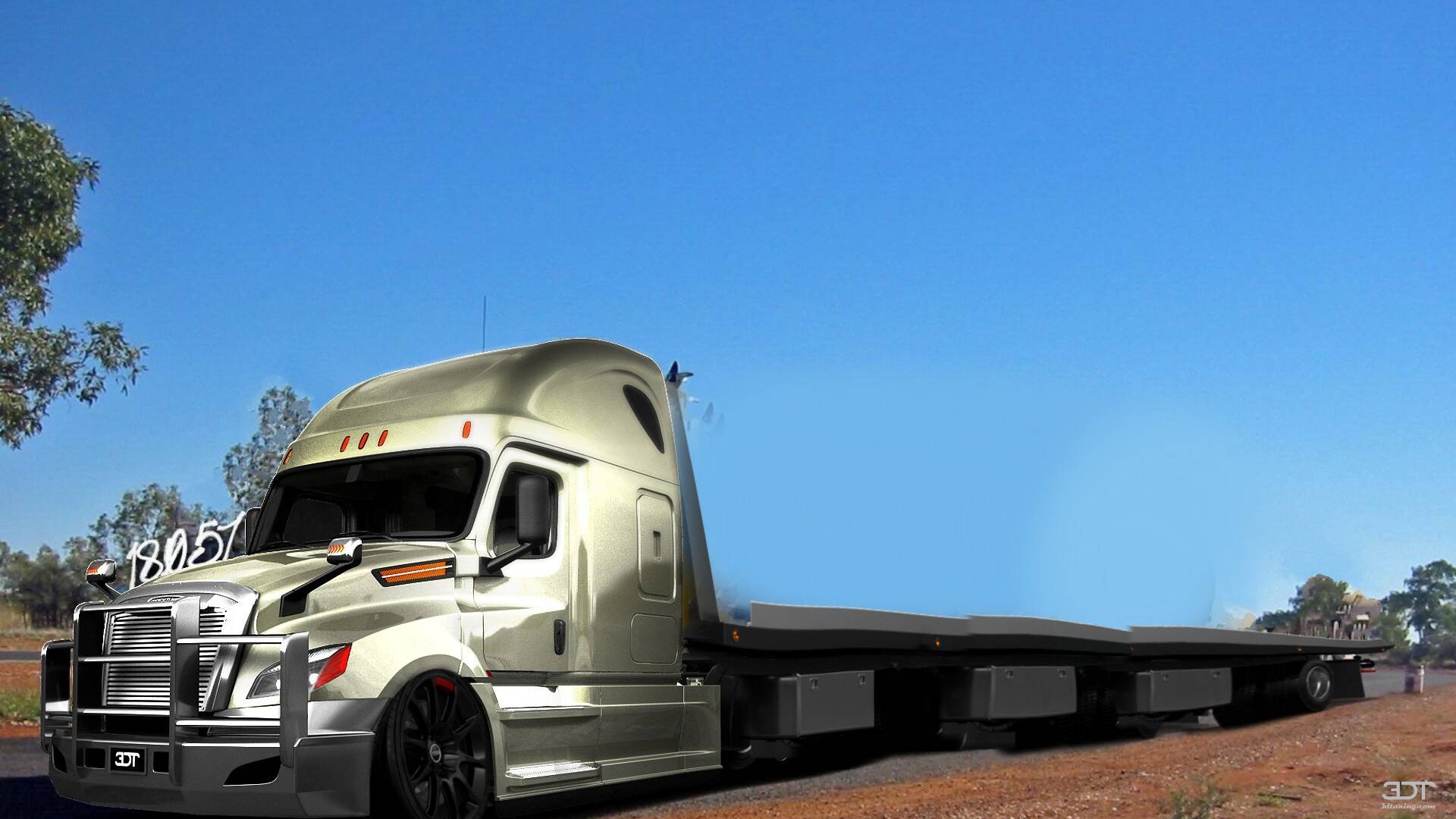 Freightliner Cascadia Sleeper Cab Truck 2018 tuning