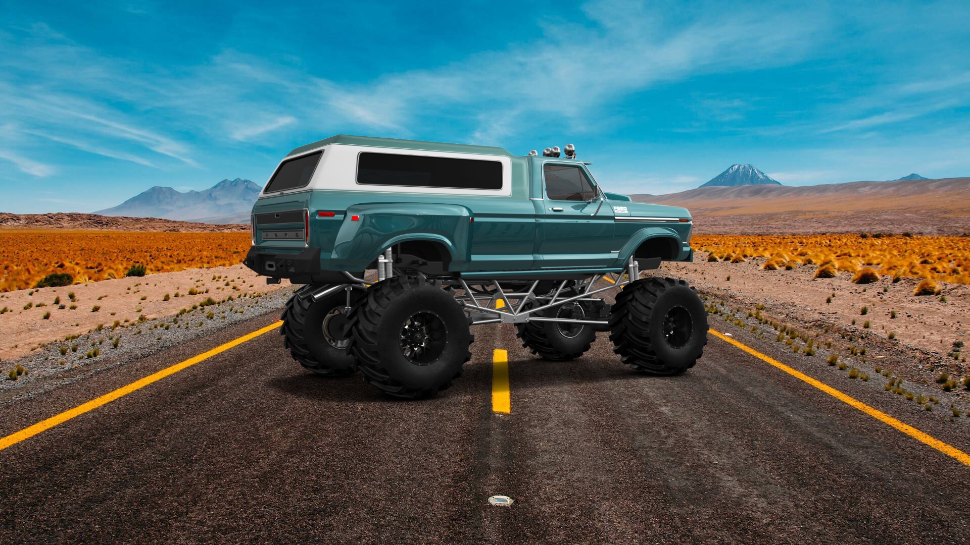 Ford F-350 Dually 2 Door pickup truck 1974