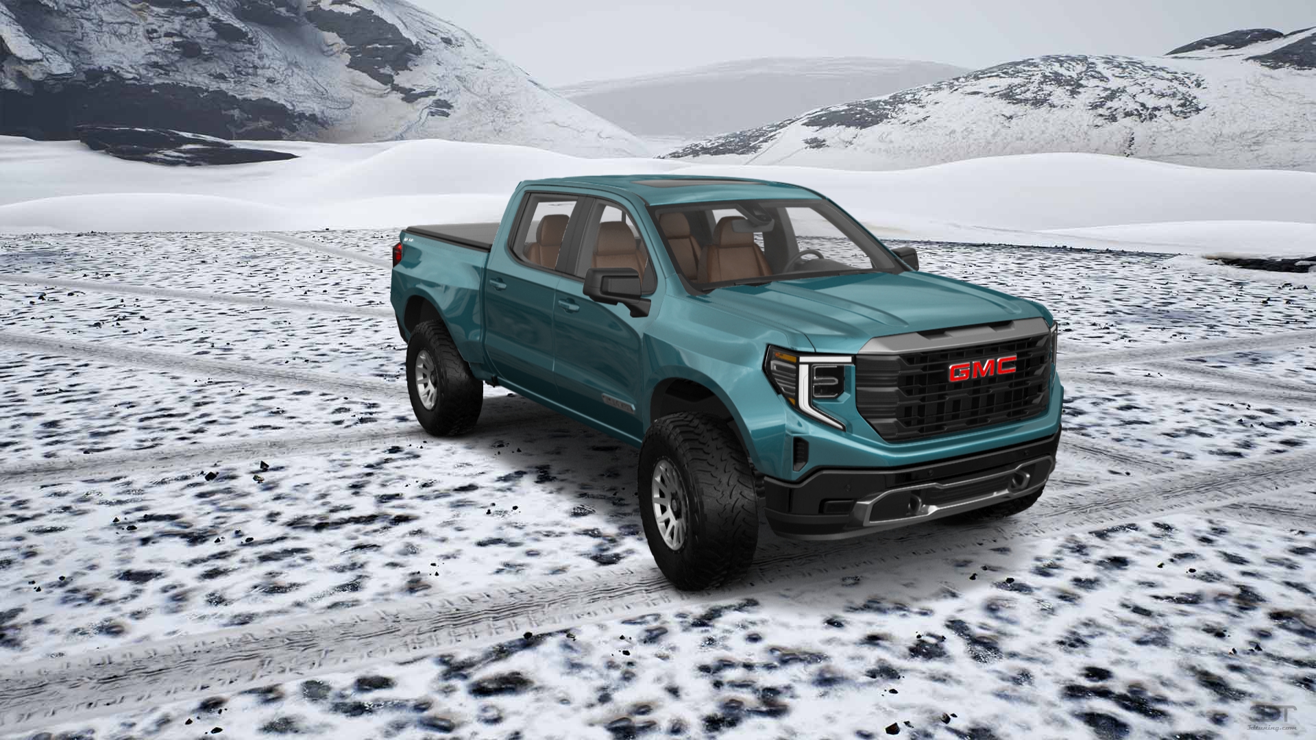 GMC Sierra 1500 Crew Cab 5.8 ft box 4 Door pickup truck 2023 tuning