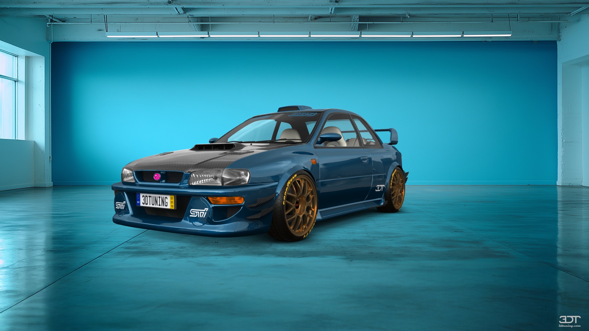 Subaru Impreza WRX STI 22B 2 Door Coupe 2000 tuning