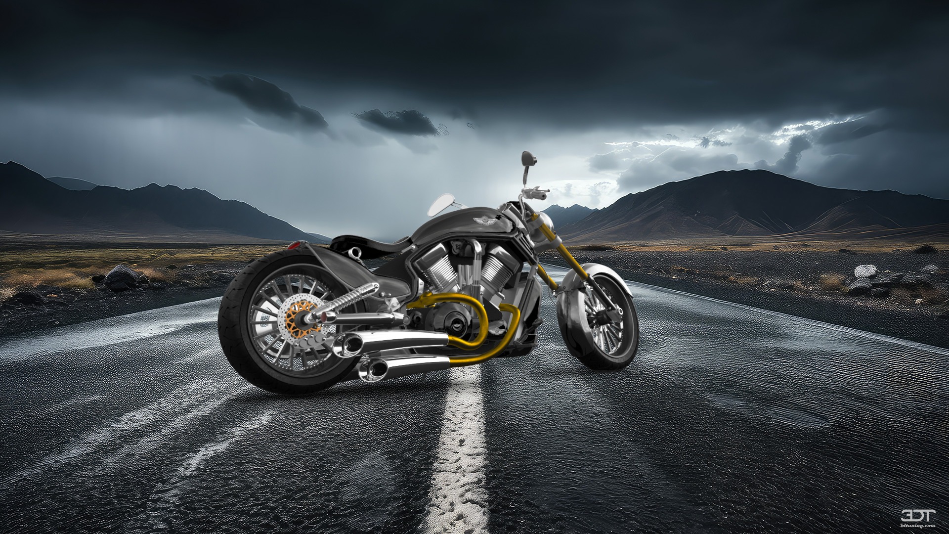 Harley-Davidson Custom Chopper Cruiser 2011 tuning