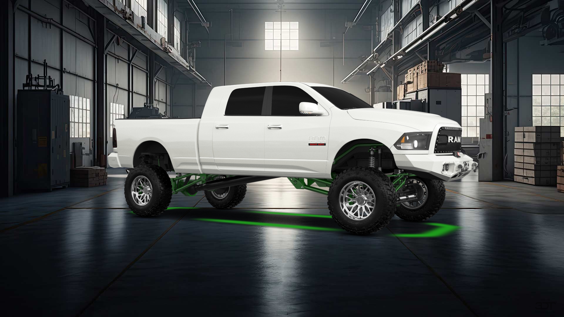 Dodge Ram 2500 Mega Cab 6.4 ft box 4 Door pickup truck 2010