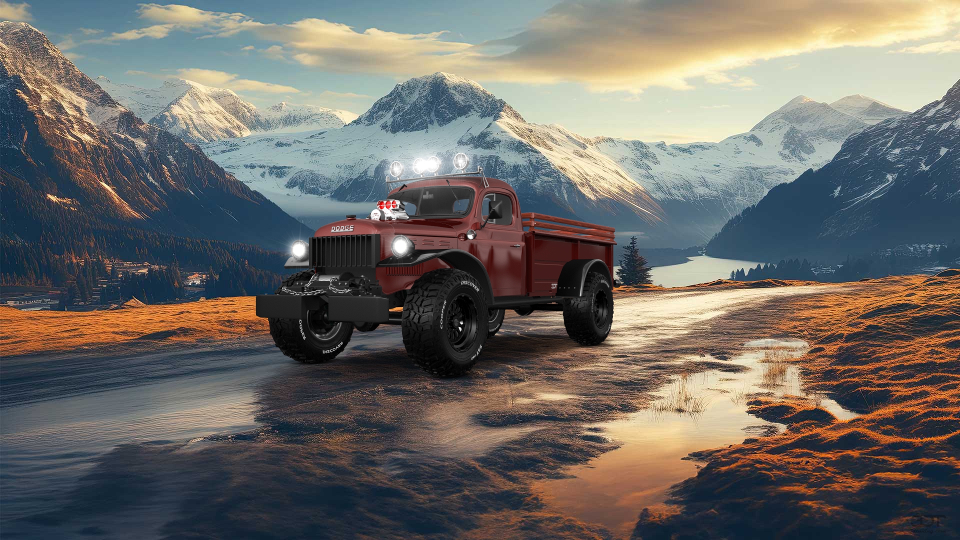 Dodge Power Wagon 2 Door pickup truck 1947 tuning