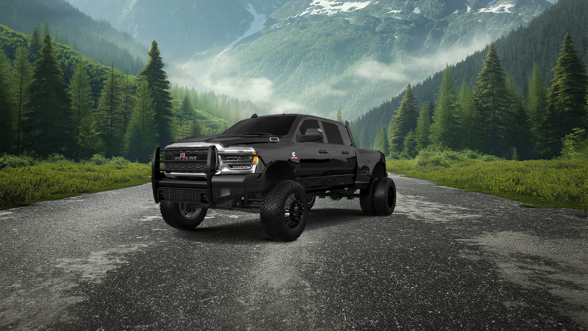 Dodge Ram 3500 4 Door pickup truck 2020 tuning