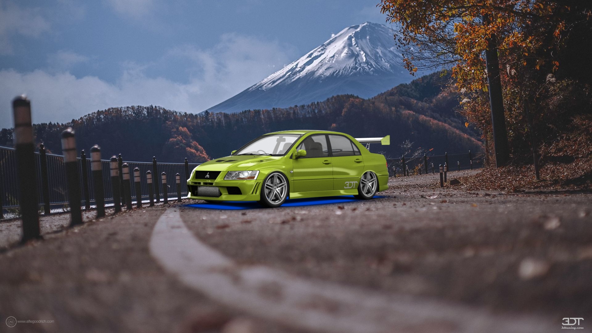 Tuning Mitsubishi Lancer Evo VII sedan 2001