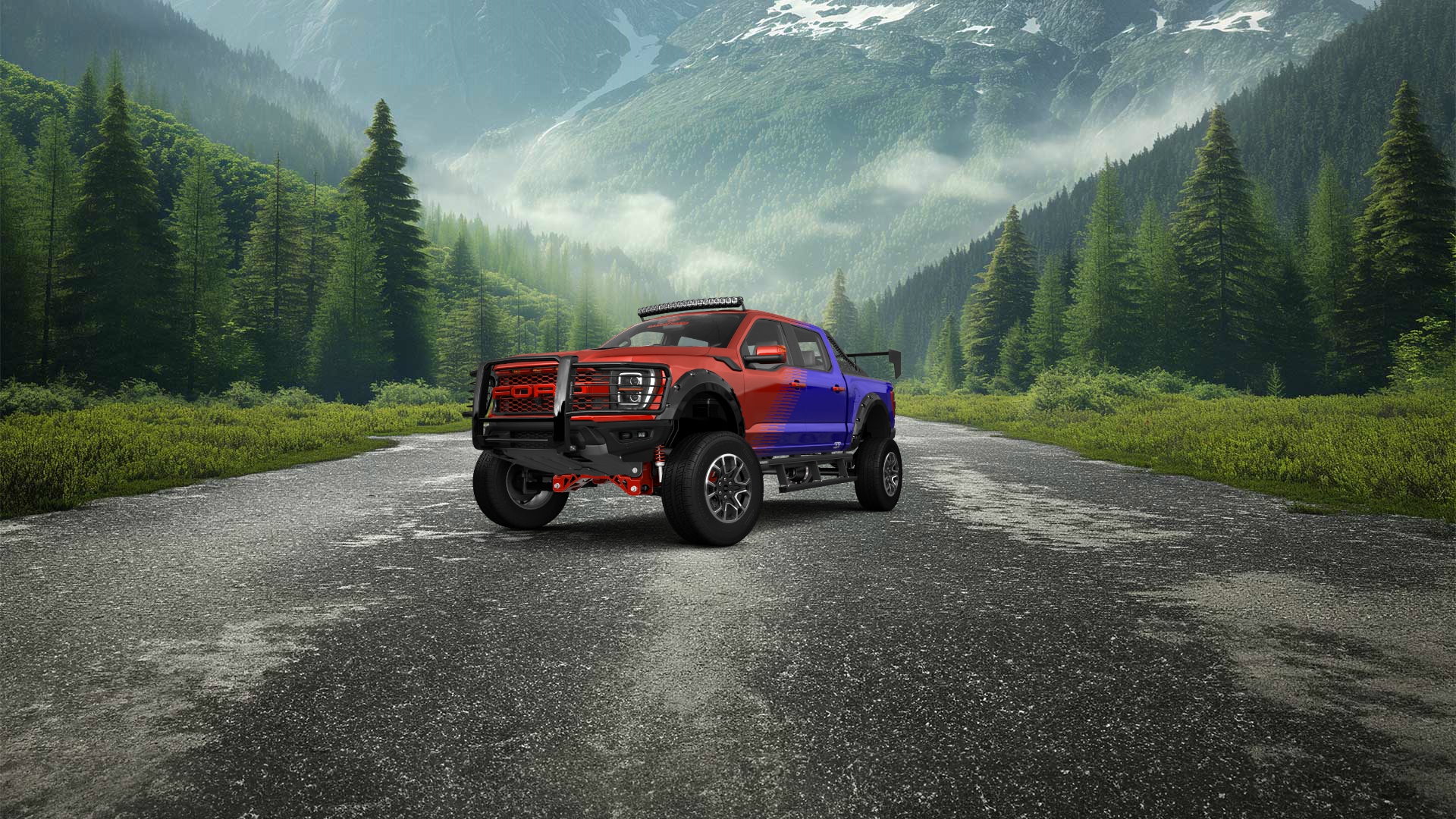 Ford F-150 Raptor 4 Door pickup truck 2021 tuning