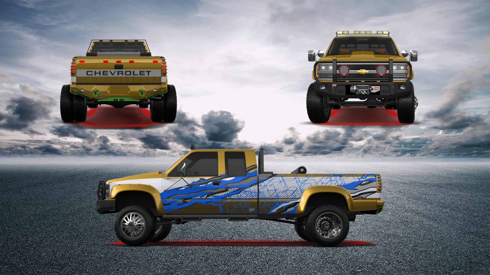 Chevrolet Silverado 2500 HD Long Box 4 Door pickup truck 2002 tuning