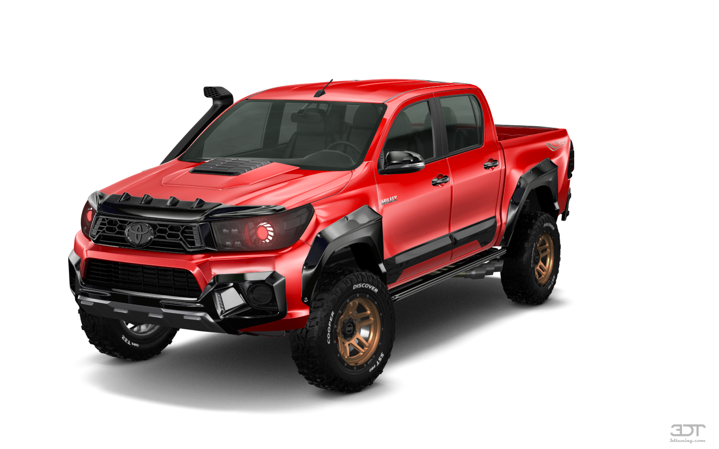 Tuning Toyota Hilux Double Cab 4 Door pickup truck 2015