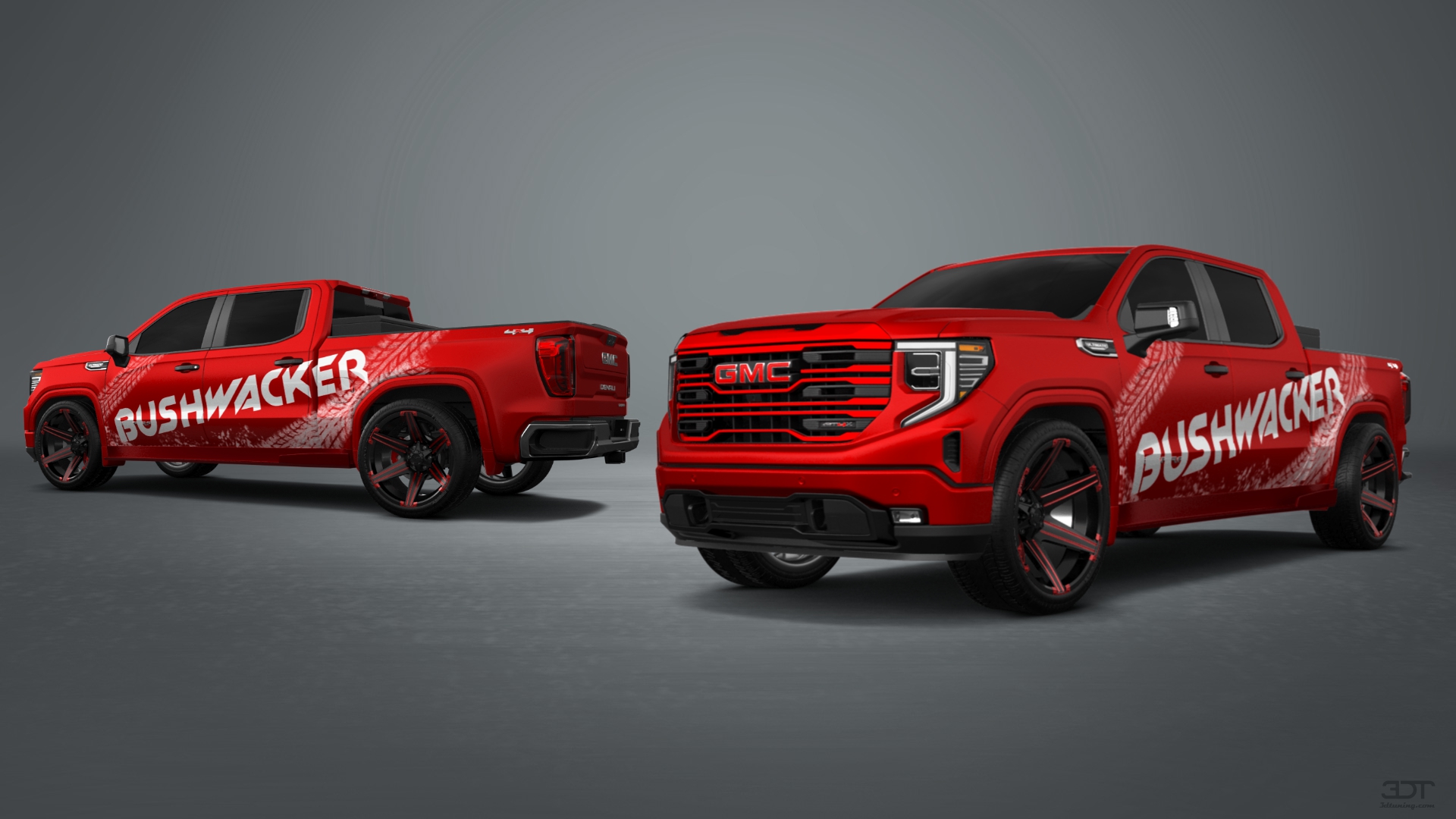 GMC Sierra 1500 Crew Cab 5.8 ft box 4 Door pickup truck 2023 tuning