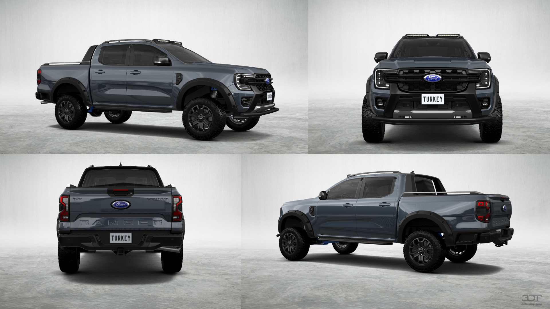Ford Ranger 4 Door pickup truck 2022 tuning