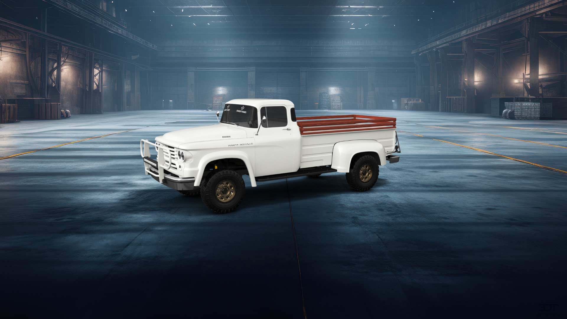 Dodge Power Wagon W300 2 Door pickup truck 1958 tuning