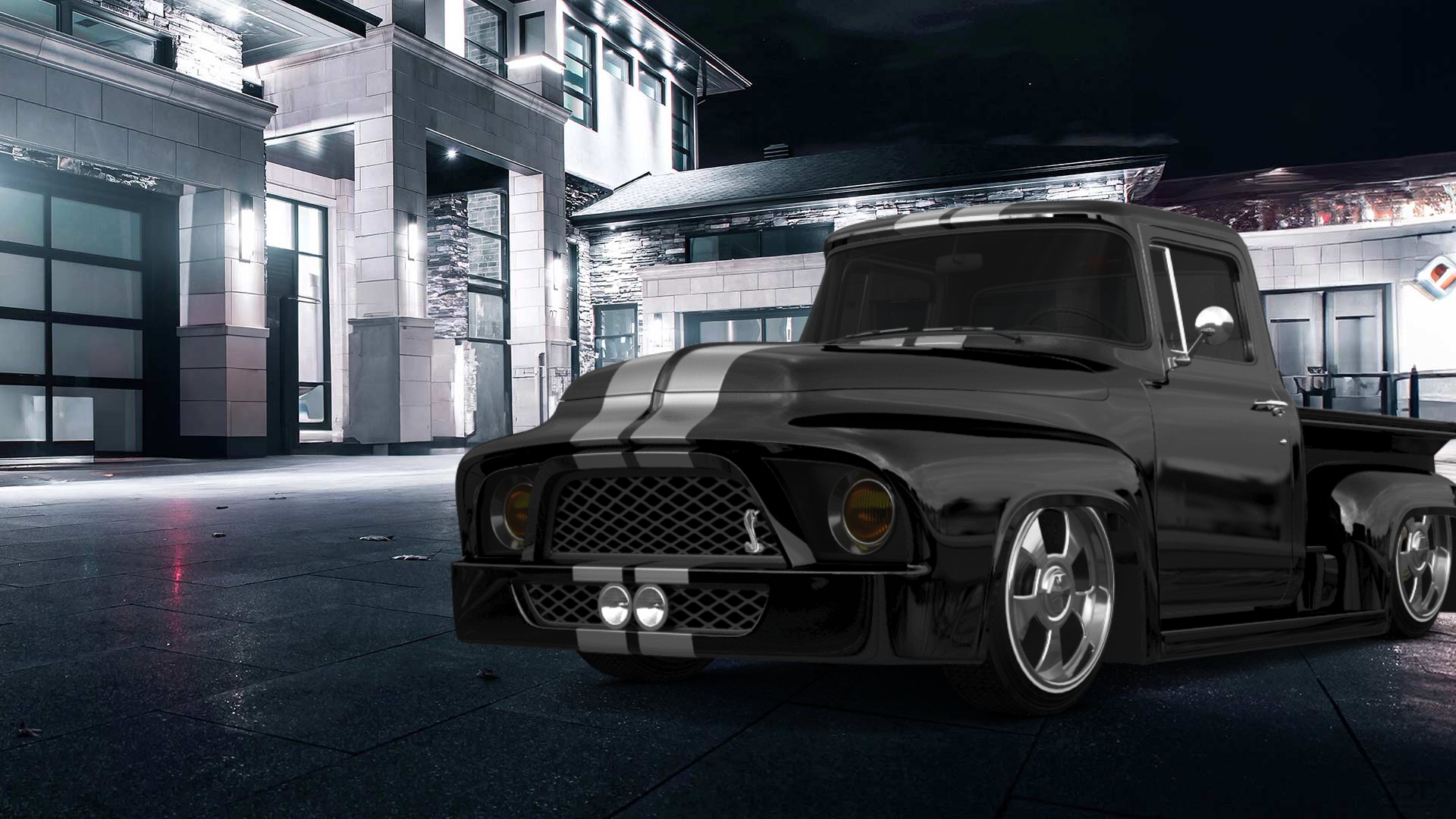 Ford F-100 2 Door truck 1956