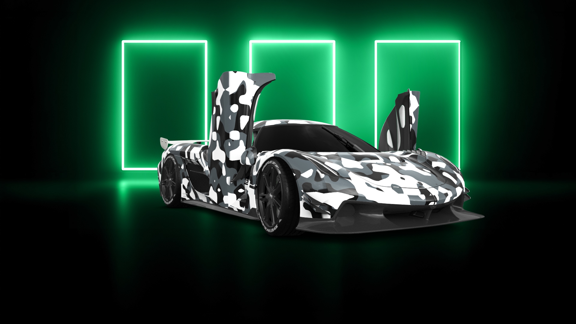 Koenigsegg Jesko 2 door targa top 2020 tuning