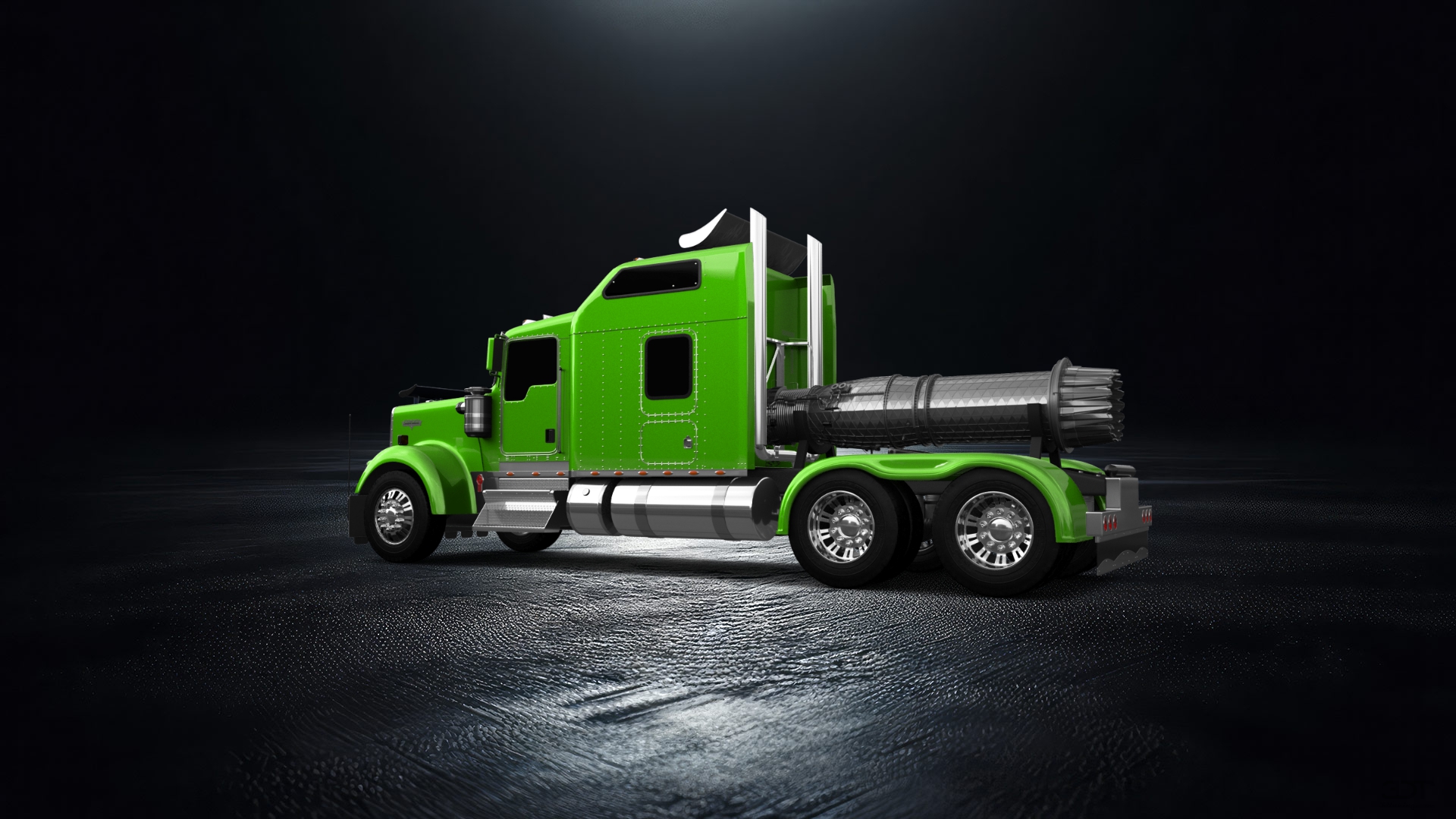Kenworth W900 Sleeper Cab Truck 2015