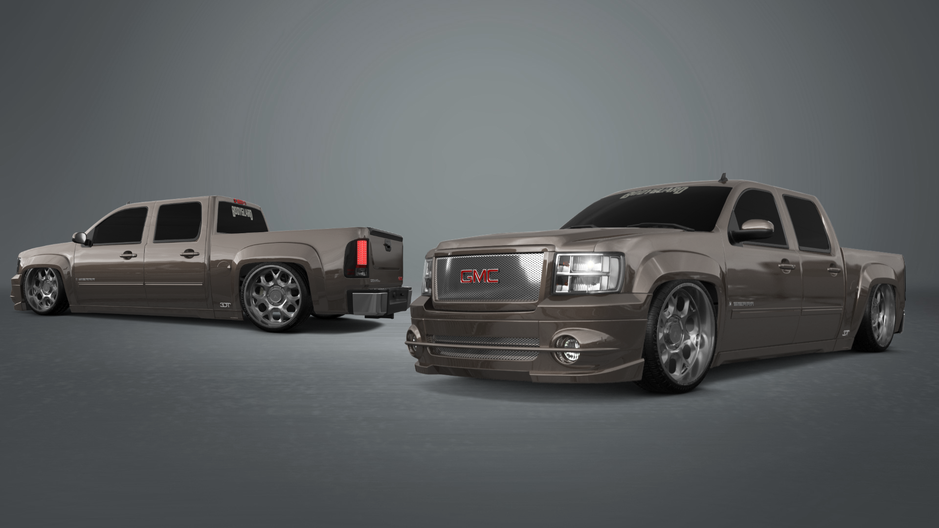 GMC Sierra 1500 Crew Cab 5.8 ft box 4 Door pickup truck 2007 tuning