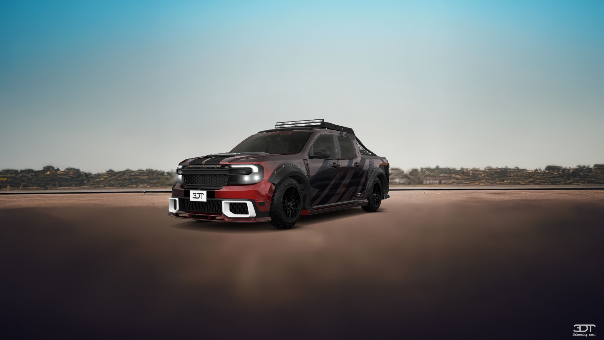 Ford Maverick 4 Door pickup truck 2022 tuning