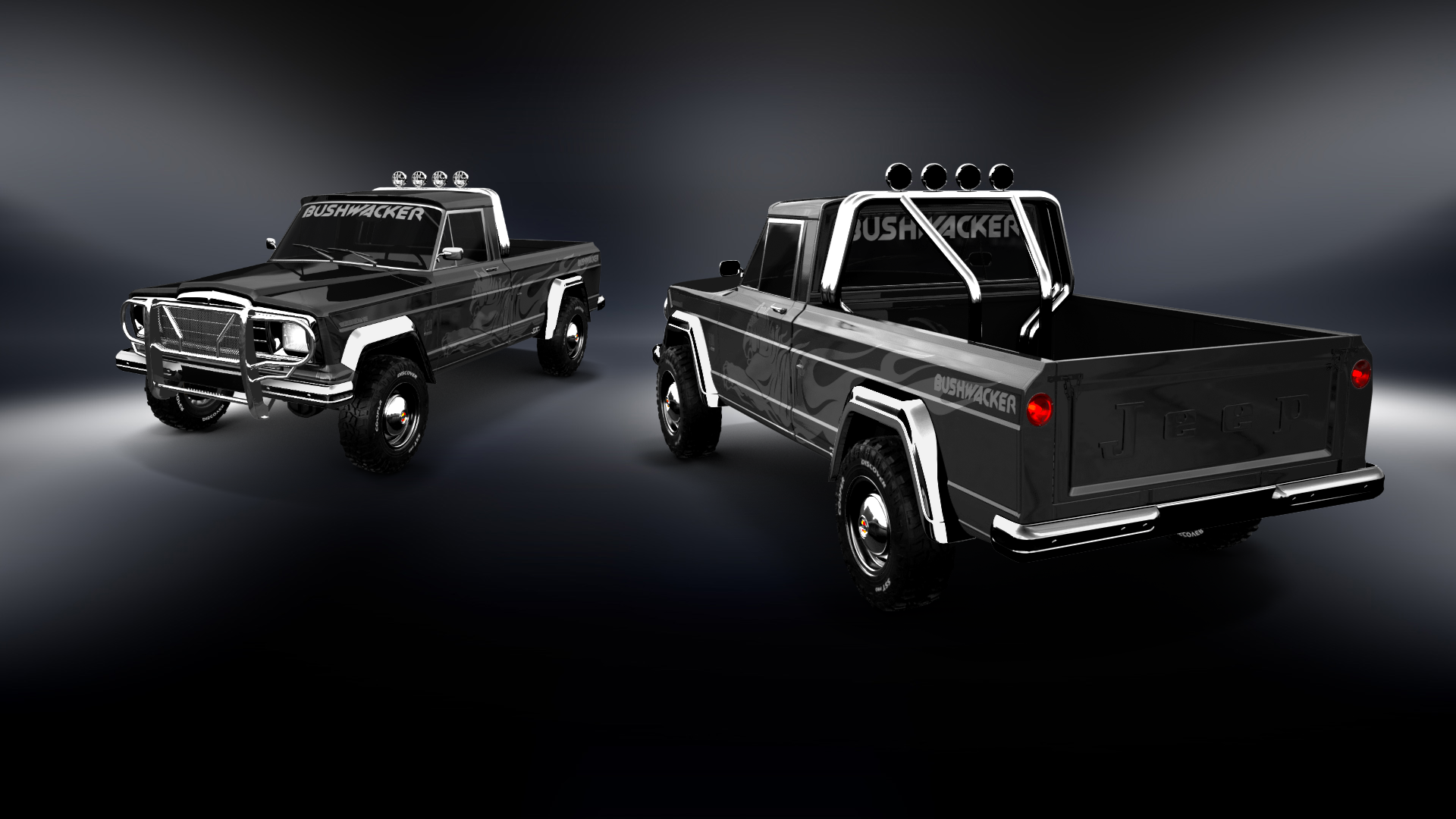 Jeep Gladiator SJ 2 Door pickup truck 1988 tuning
