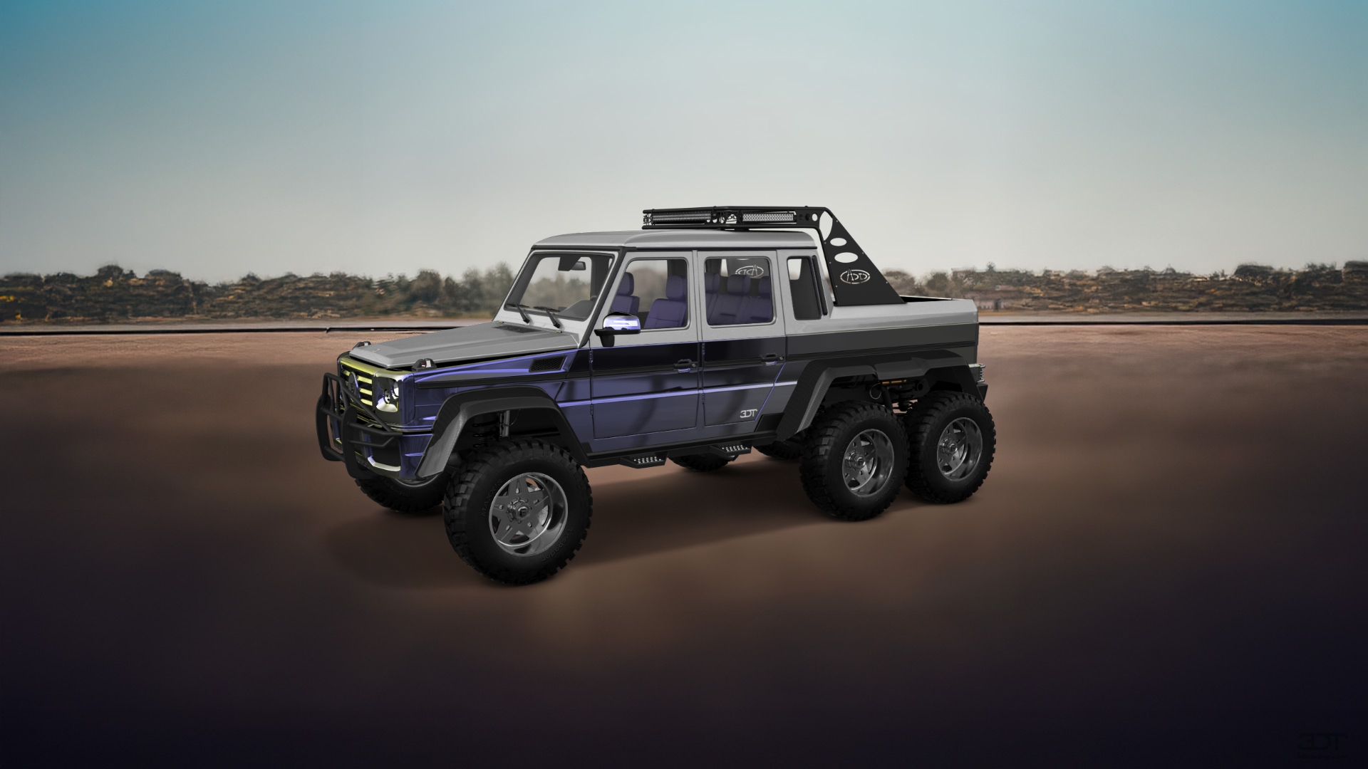 Mercedes G 63 AMG 6x6 4 Door pickup truck 2013 tuning