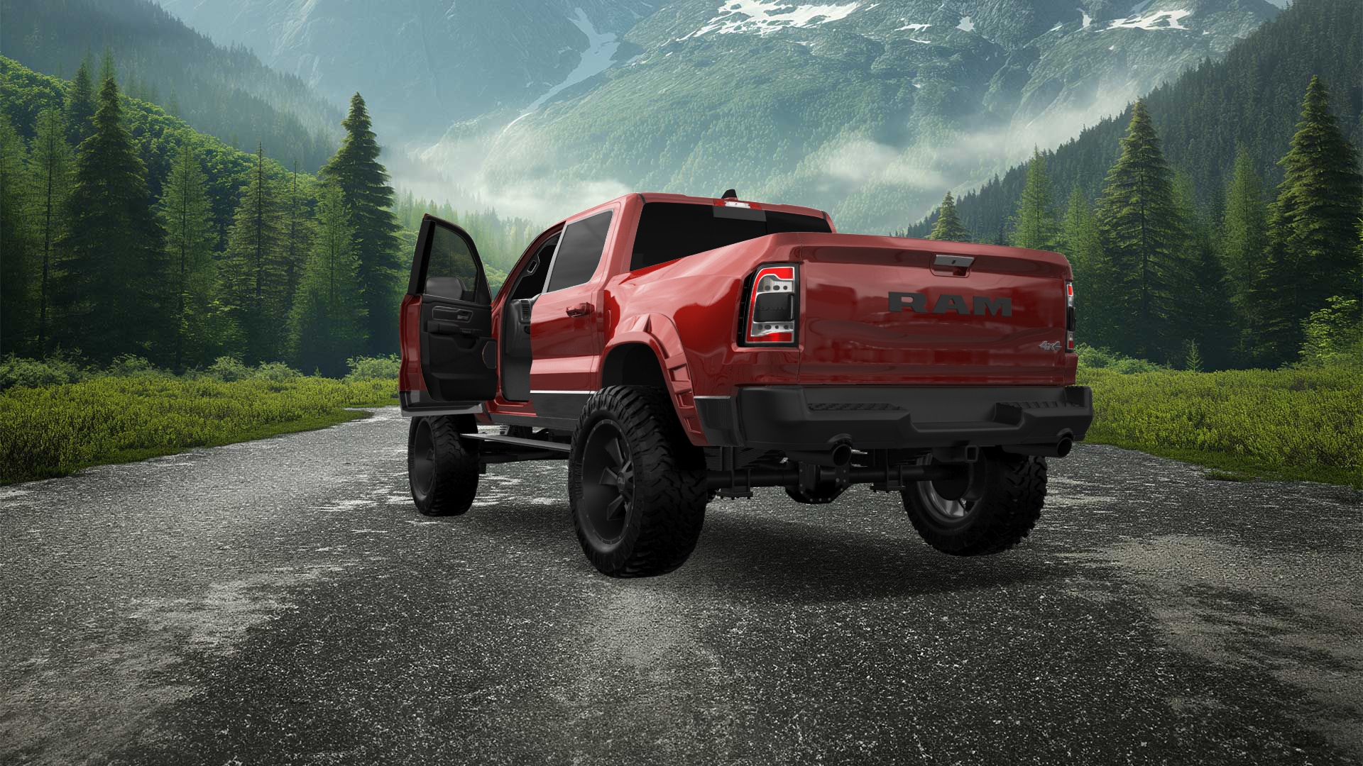 big red