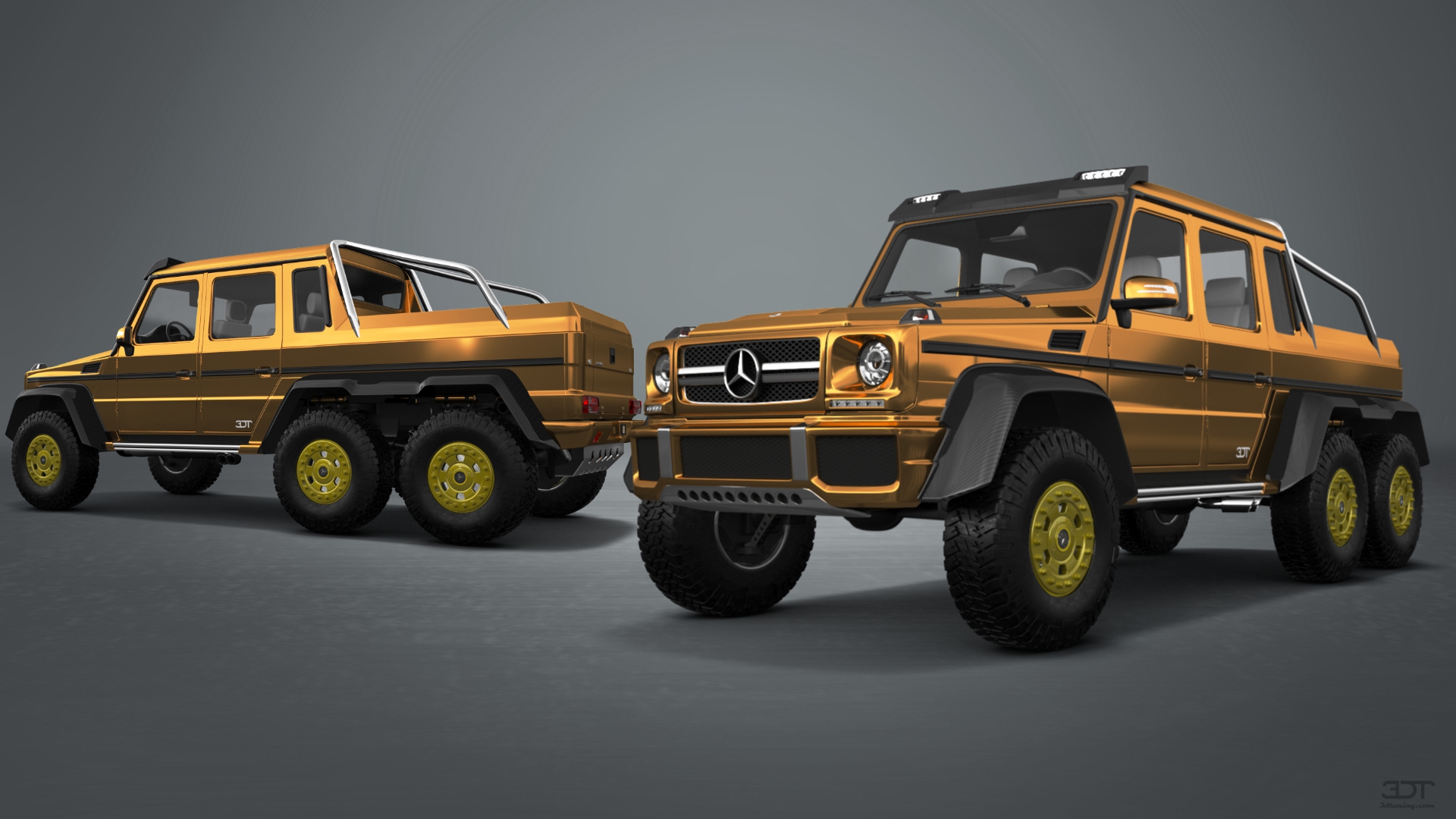 Mercedes G 63 AMG 6x6 4 Door pickup truck 2013 tuning