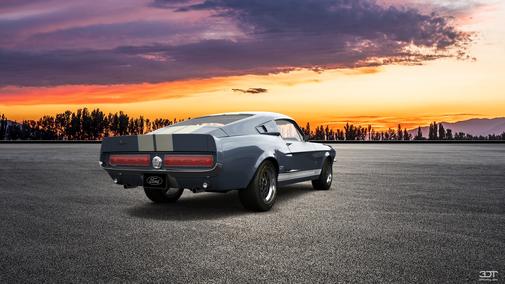 Mustang GT500 2 Door Coupe 1968 tuning