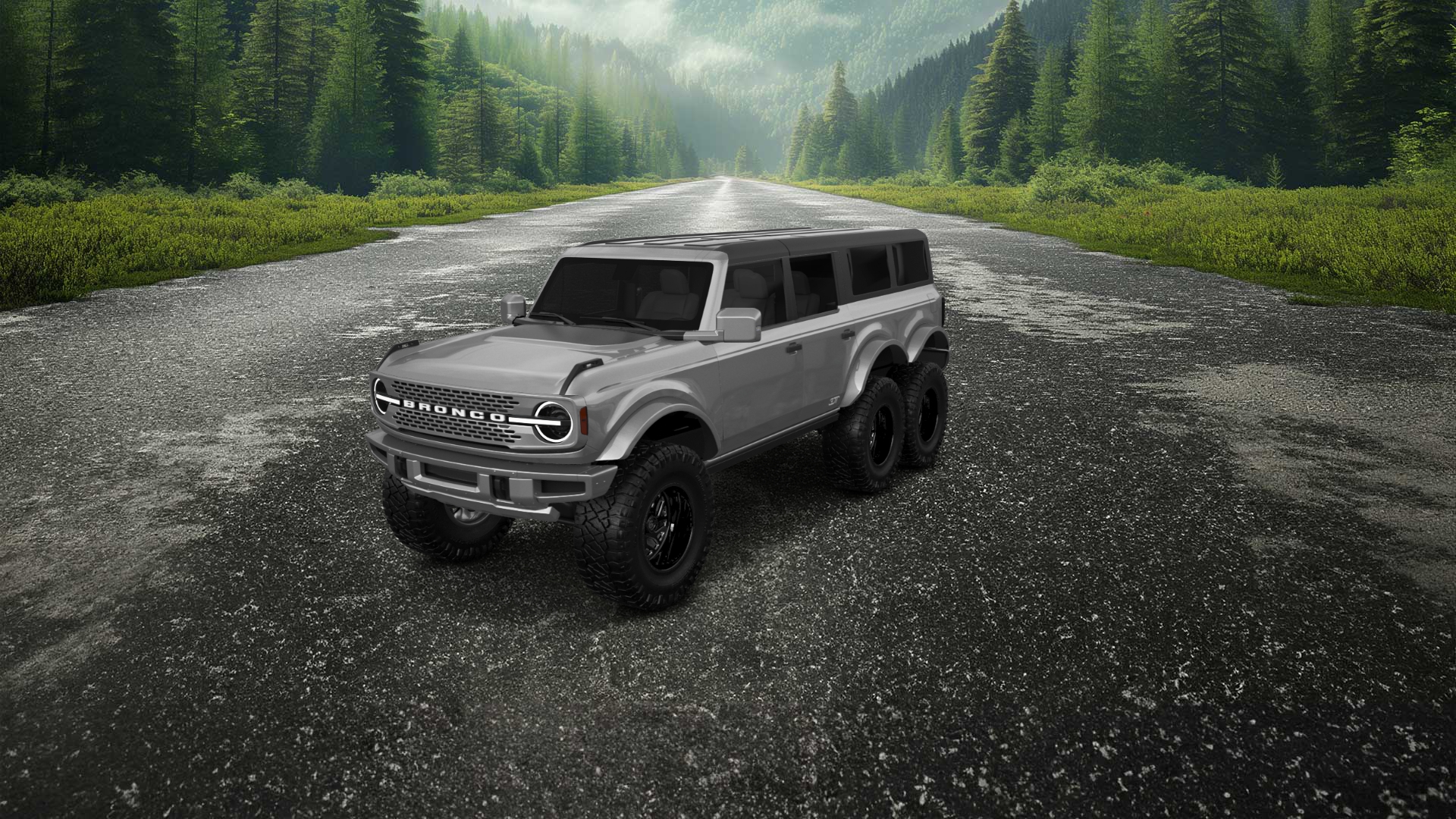 Ford Bronco 6X6 4 Door pickup truck 2021
