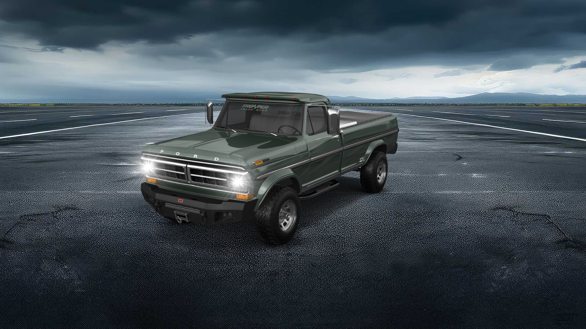 Ford F-250 2 Door pickup truck 1971 tuning