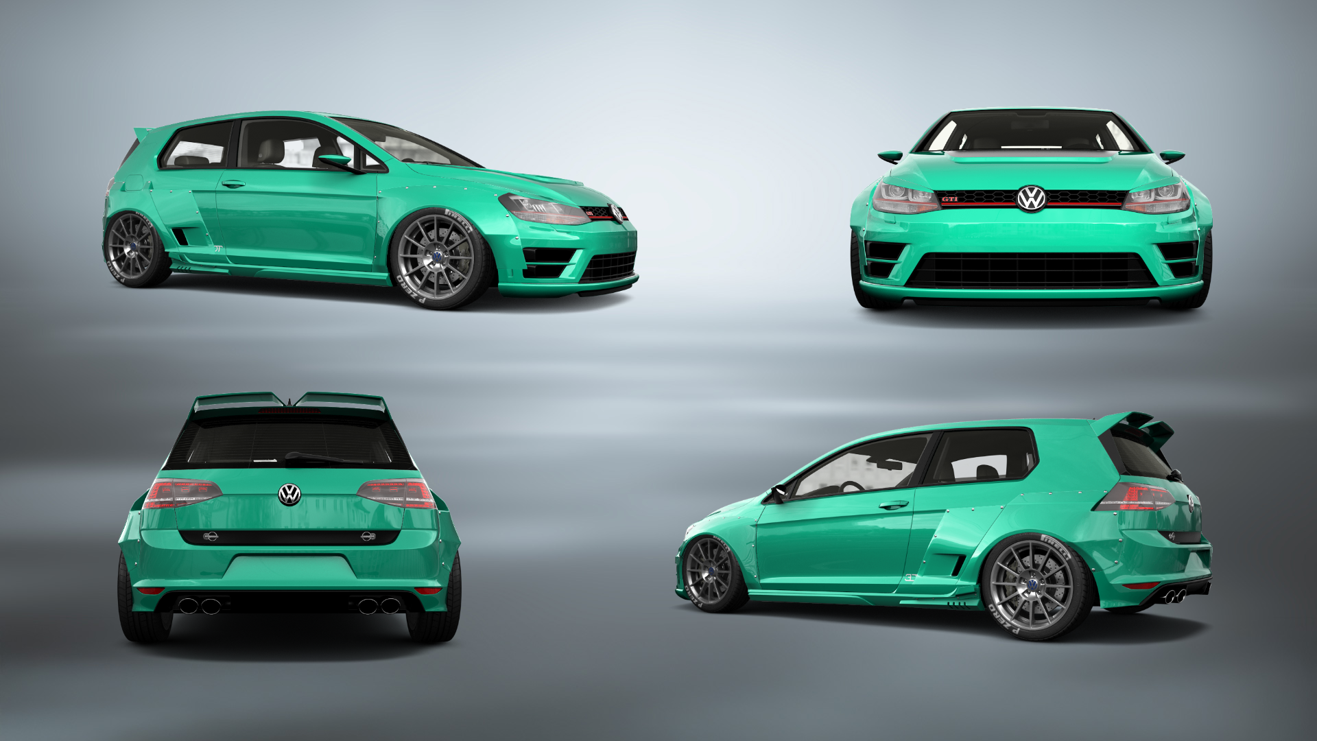 Volkswagen Golf 7 3 Door Hatchback 2013 tuning