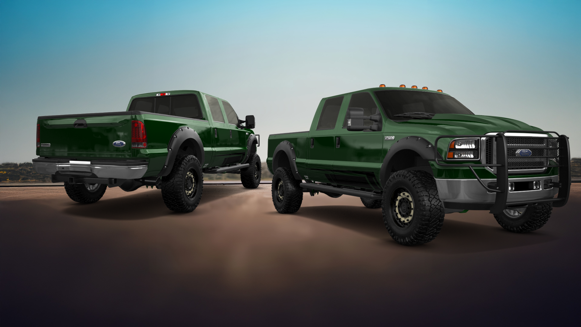 Ford F-250 Crew Cab 4 Door pickup truck 1999 tuning