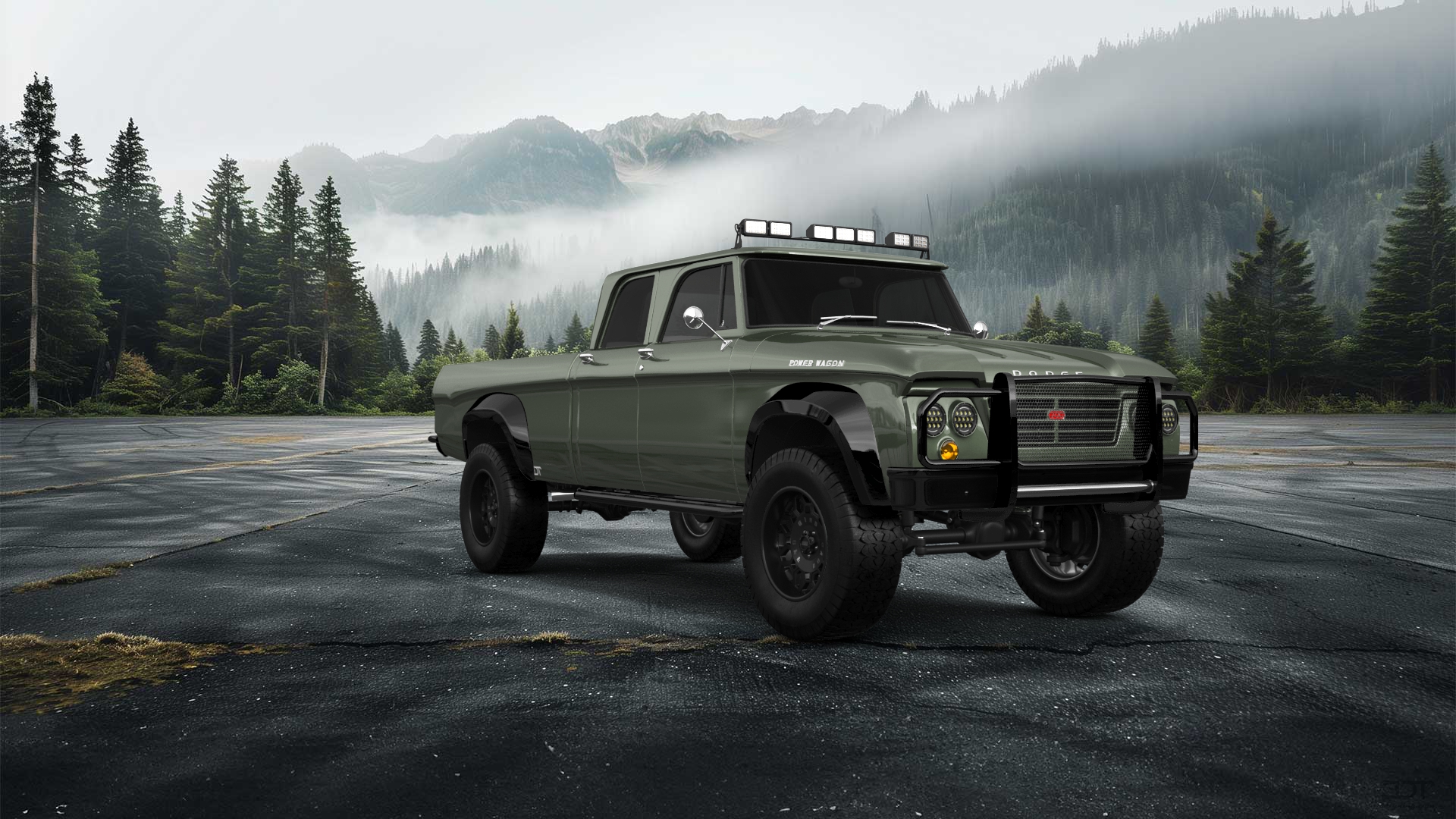 Dodge Power Wagon 4 Door pickup truck 1964