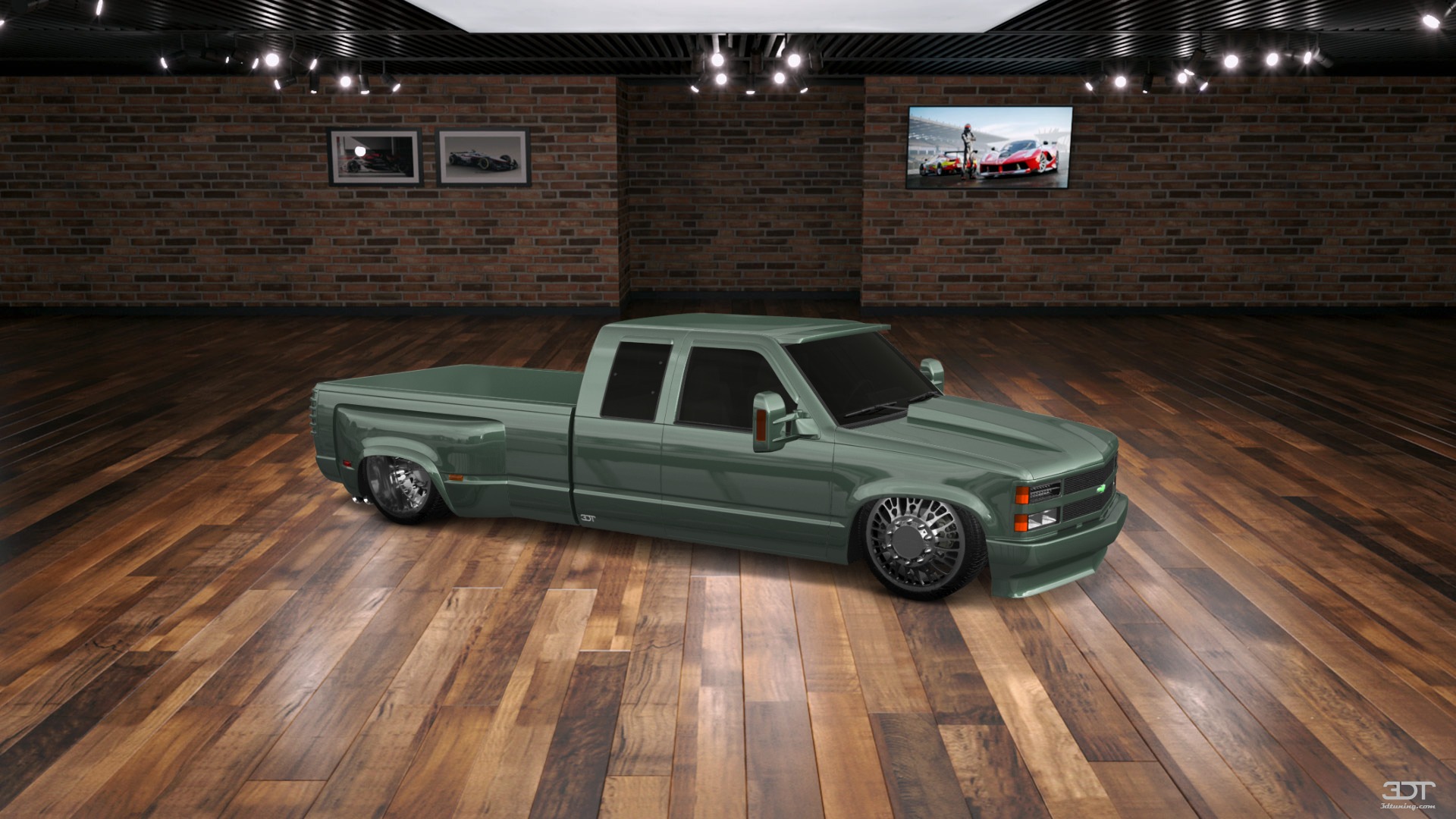 Tuning Chevrolet K3500 Extended Cab Pickup Truck 1988