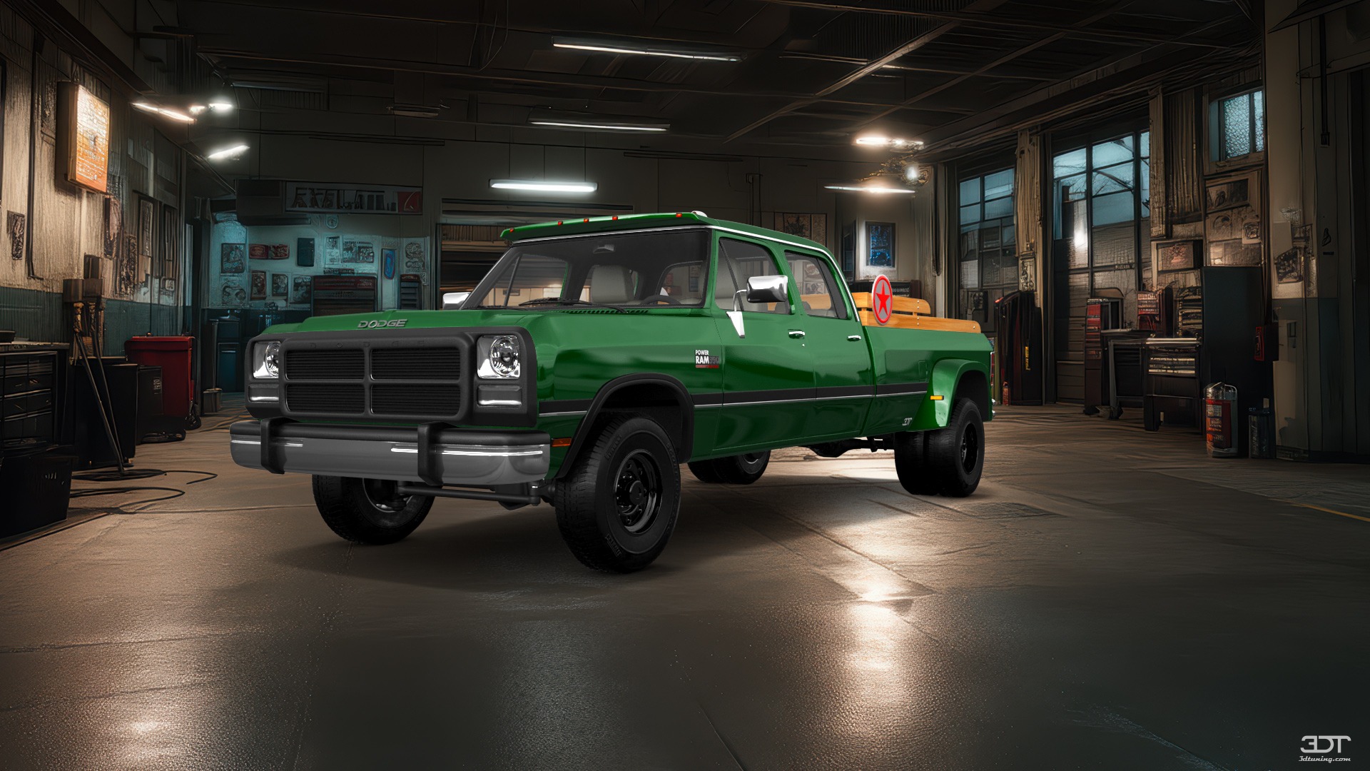 Dodge Ram 350 4 Door pickup truck 1991 tuning