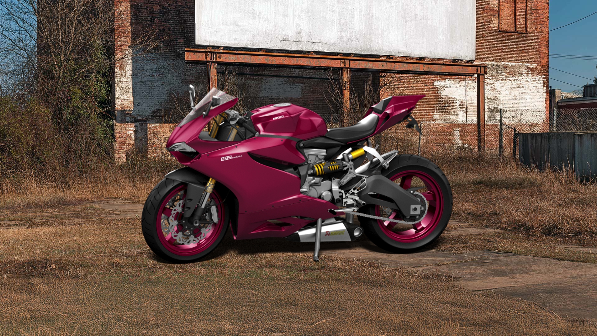 Ducati 899 Panigale Sport Bike 2015 tuning