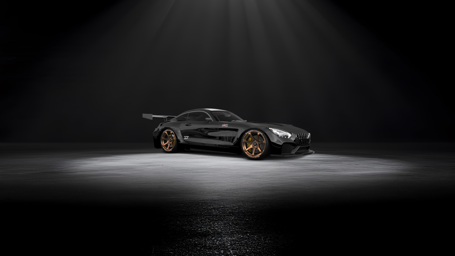 Mercedes AMG GT 2 door fastback coupe 2015 tuning