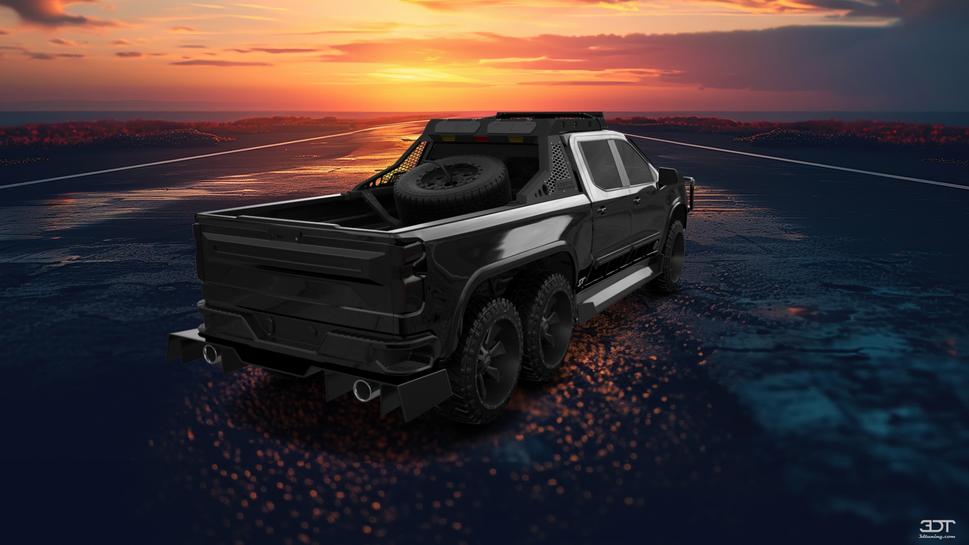Tuning Chevrolet Silverado Hennessey Goliath 6X6 Truck 2020