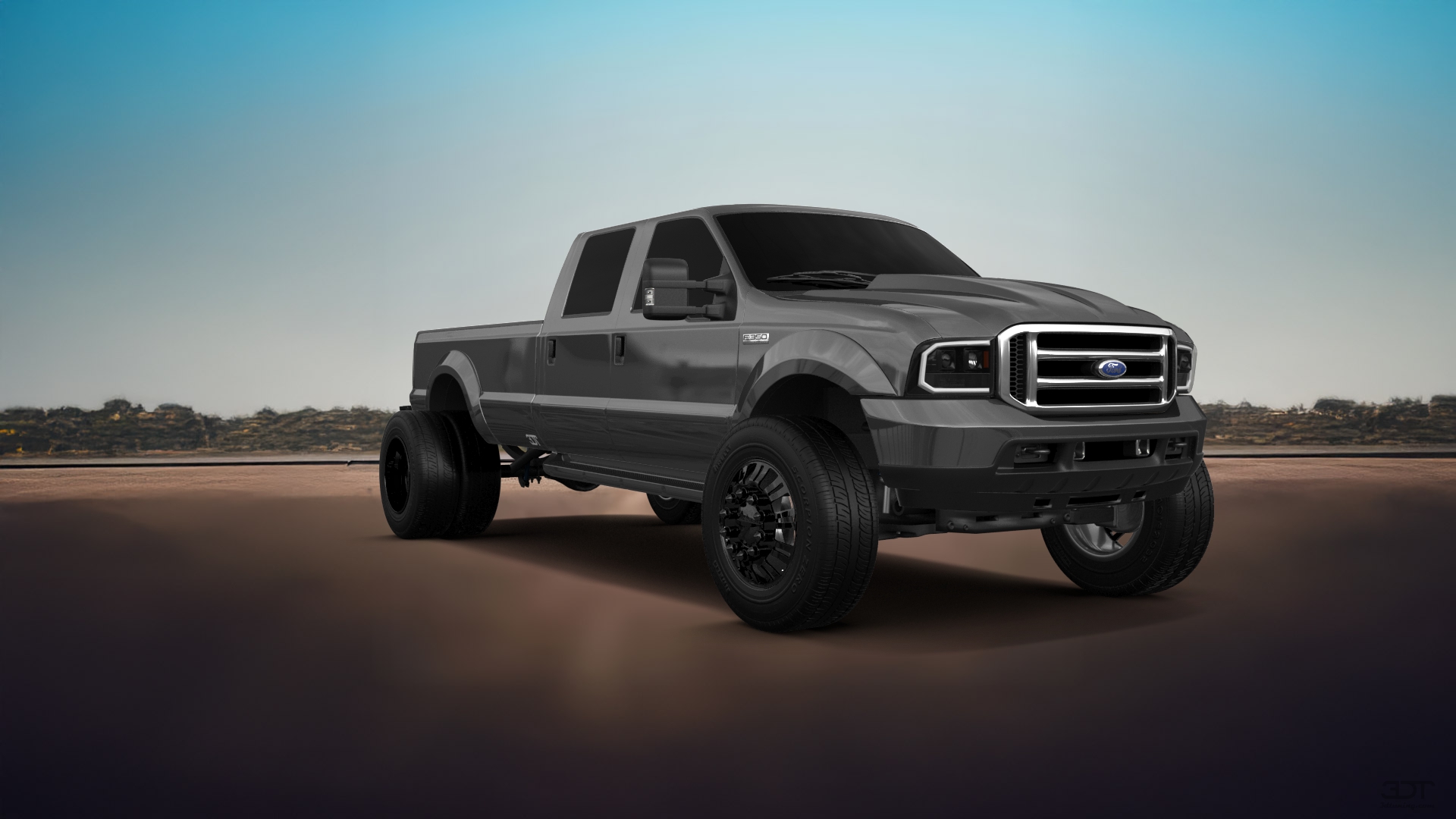 Ford F-350 DRW 4 Door pickup truck 1999 tuning