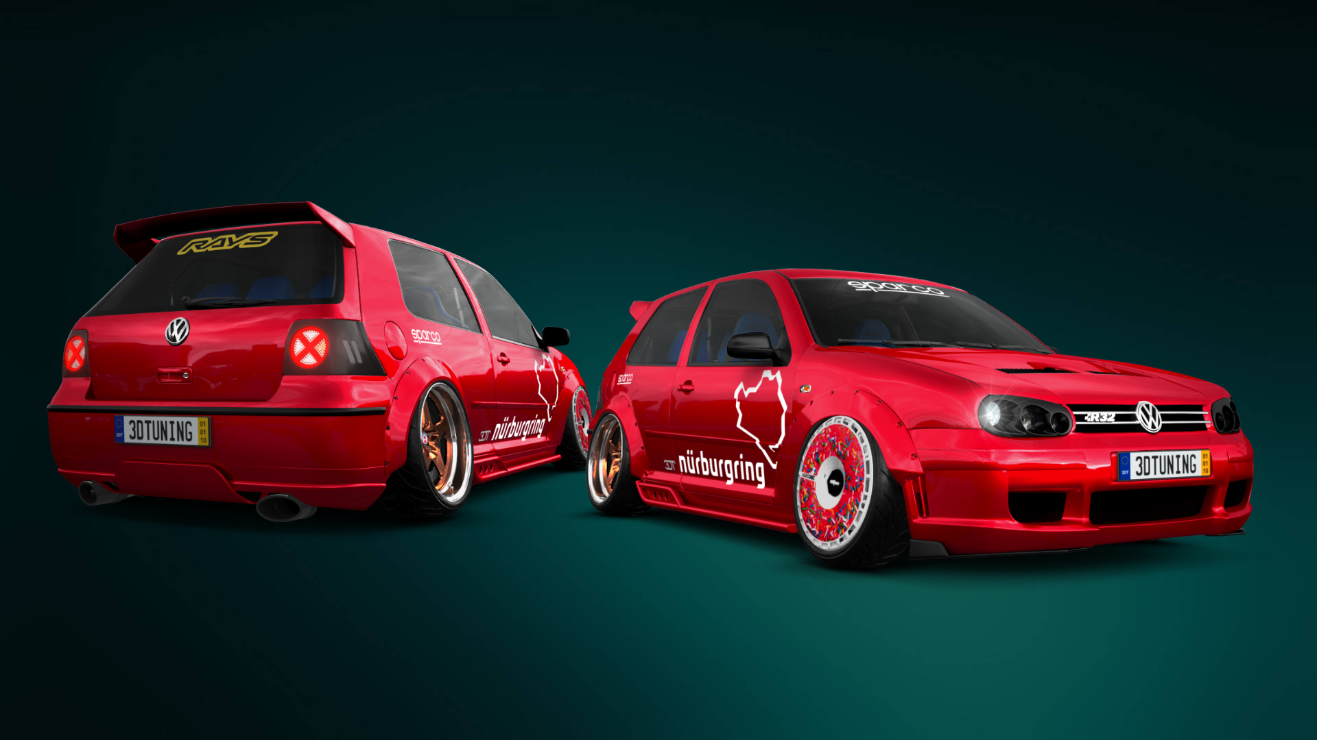Cherrybomb (1997 Volkswagen Golf MK4)