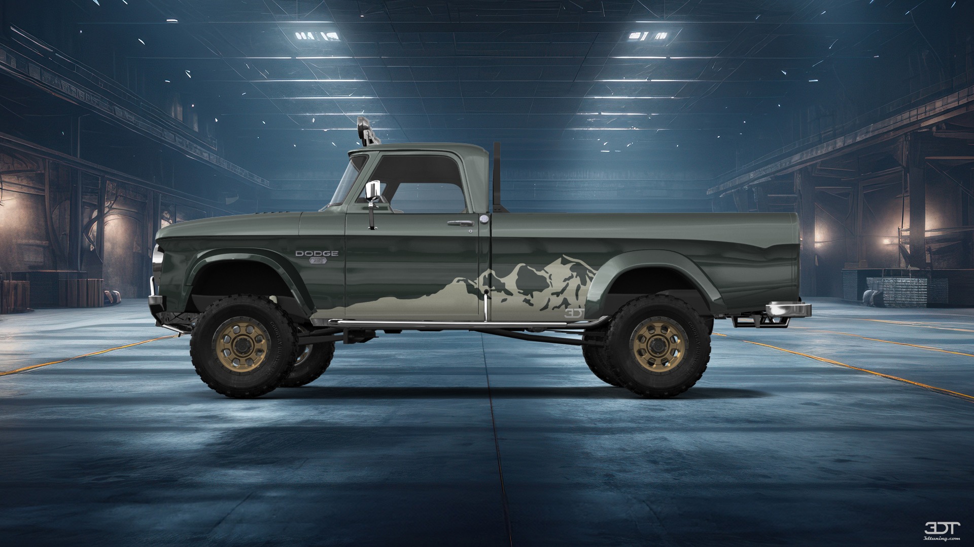 Dodge Power Wagon W200 2 Door pickup truck 1966
