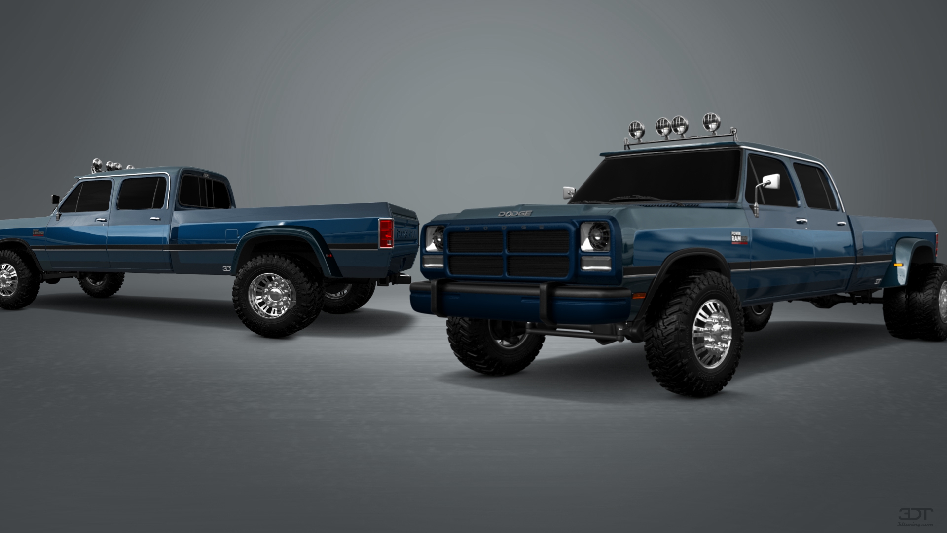 Dodge Ram 350 4 Door pickup truck 1991 tuning