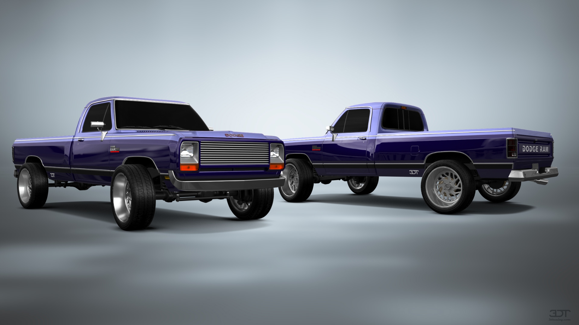 Dodge Ram 250 Regular Cab 2 Door pickup truck 1983 tuning