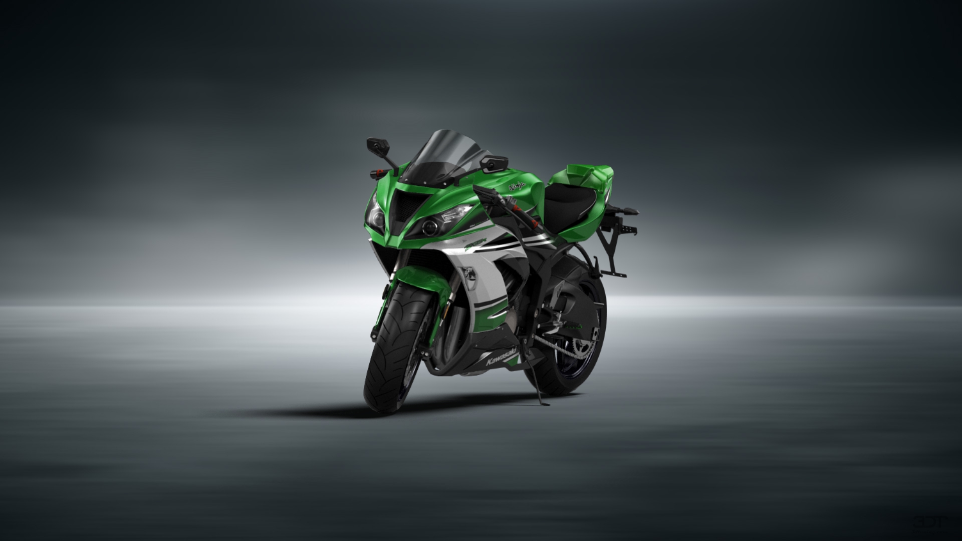 Kawasaki Ninja ZX 6R Sport Bike 2015 tuning