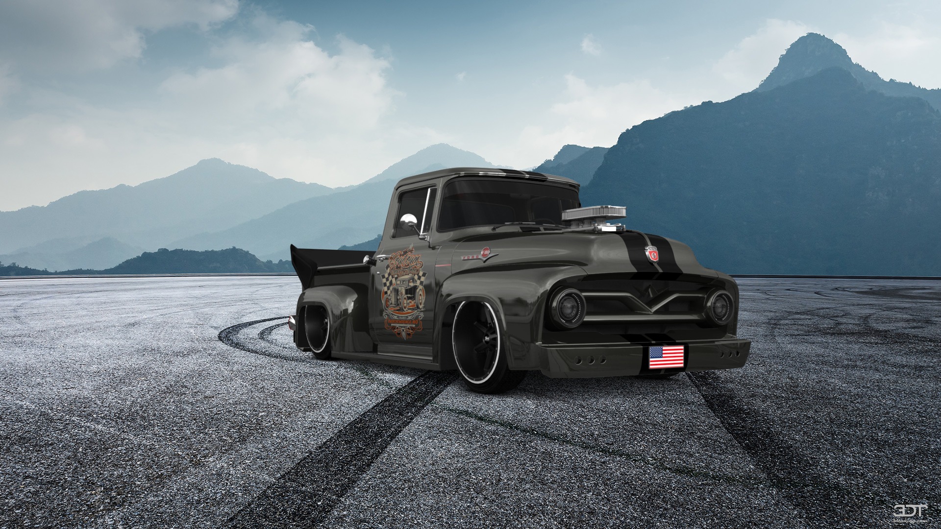 Ford F-100 2 Door truck 1956