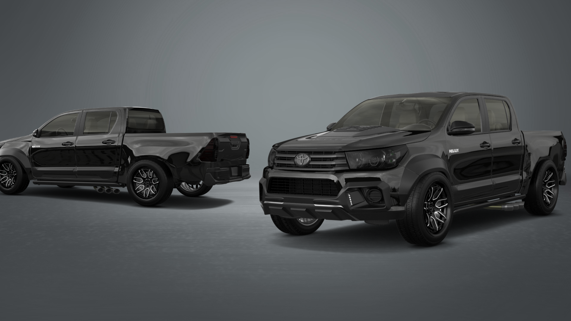 Toyota Hilux Double Cab 4 Door pickup truck 2015 tuning