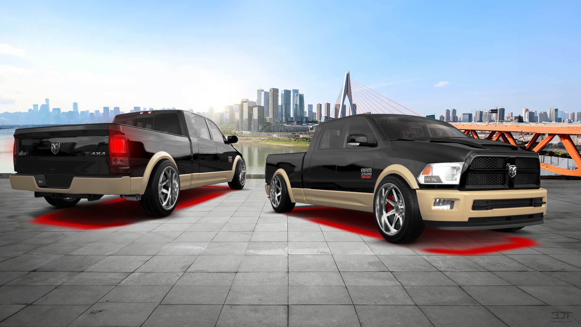 Dodge Ram 2500 Mega Cab 6.4 ft box 4 Door pickup truck 2010