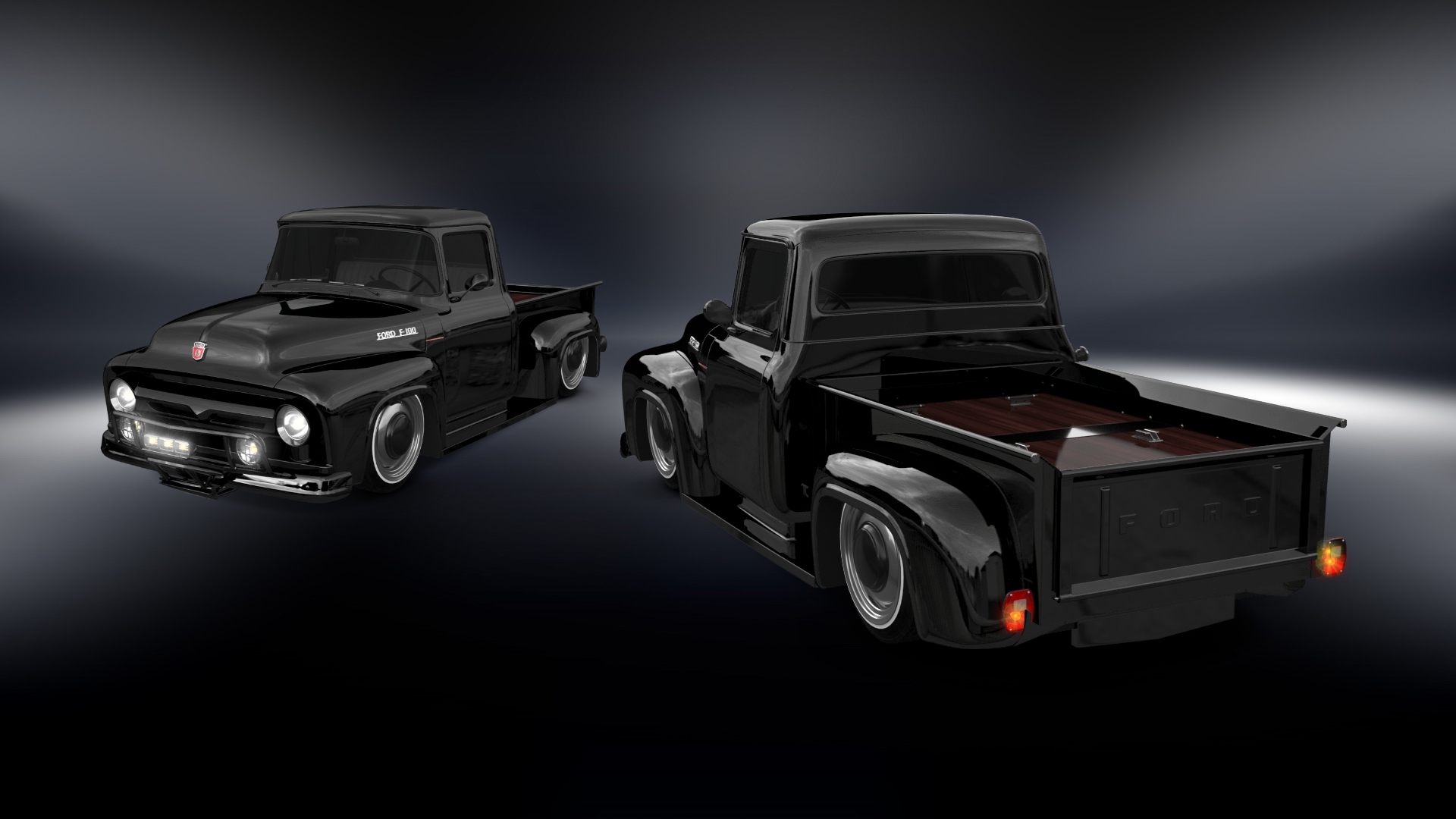 Ford F-100 2 Door truck 1956