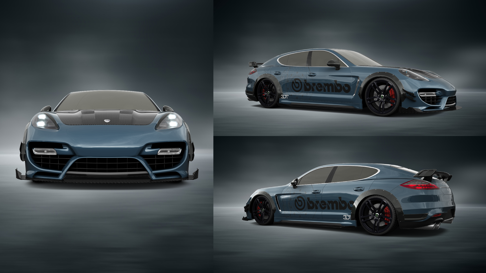 Porsche Panamera 4 door fastback saloon 2011 tuning